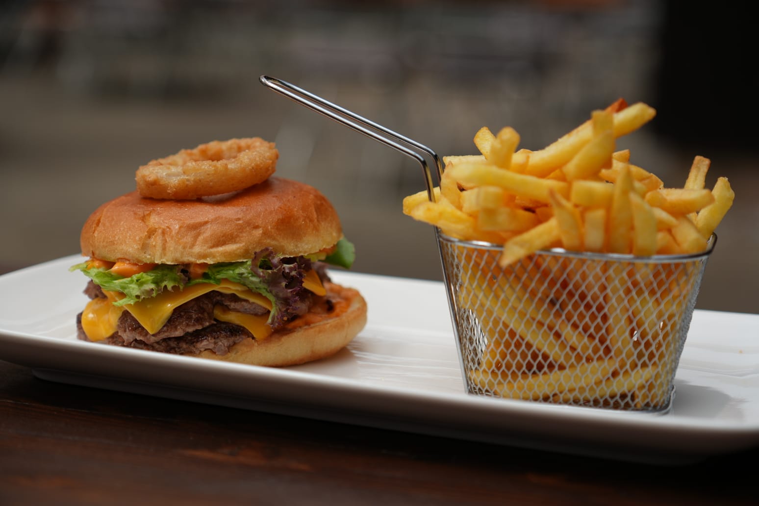 Signature Double Smash Burger